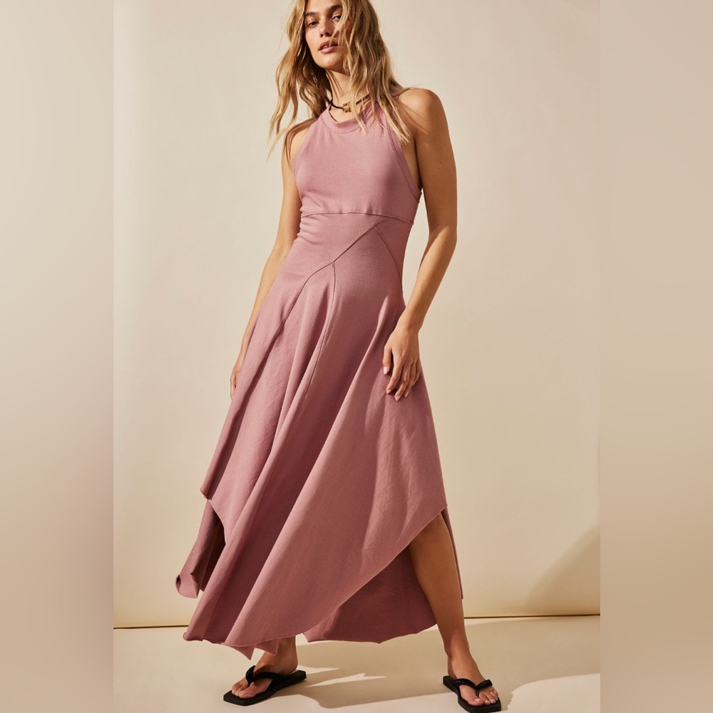 Free People Pink Maxi Dress